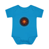 Orange Star Infant Baby Rib Bodysuit