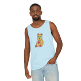 Peri Bear Unisex Garment-Dyed Tank Top