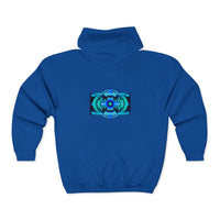 Classic Blue Unisex Heavy Blend™ Full Zip Hooded Sweatshirt