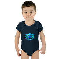Classic Blue Infant Baby Rib Bodysuit