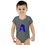 Blue Lucy Infant Baby Rib Bodysuit