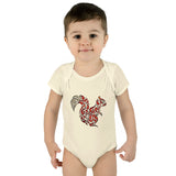 Squirrel Infant Baby Rib Bodysuit
