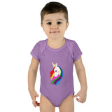 Lily the Unicorn Infant Baby Rib Bodysuit