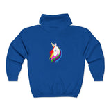 Lily the Unicorn Unisex Heavy Blend™ Full Zip Hooded Sweatshirt