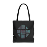 Teal Hex Tote Bag