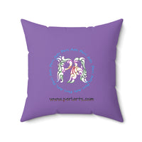 Lily the Unicorn Spun Polyester Square Pillow