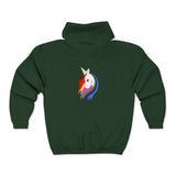 Lily the Unicorn Unisex Heavy Blend™ Full Zip Hooded Sweatshirt