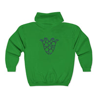 Emblem Unisex Heavy Blend™ Full Zip Hooded Sweatshirt
