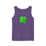 Clover Unisex Garment-Dyed Tank Top