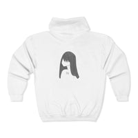Graphite Lucy Unisex Heavy Blend™ Full Zip Hooded Sweatshirt