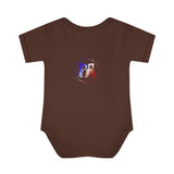 AMerican Flag Infant Baby Rib Bodysuit