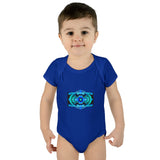 Classic Blue Infant Baby Rib Bodysuit