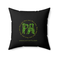 Rhyan's Note Spun Polyester Square Pillow