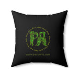 Rhyan's Note Spun Polyester Square Pillow