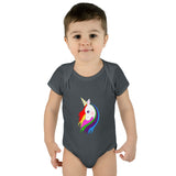 Lily the Unicorn Infant Baby Rib Bodysuit