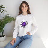 Purple Sun Unisex Heavy Blend™ Crewneck Sweatshirt