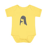Graphite Lucy Infant Baby Rib Bodysuit