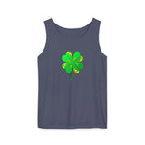 Clover Unisex Garment-Dyed Tank Top