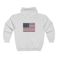 American Flag Unisex Heavy Blend™ Full Zip Hooded Sweatshirt