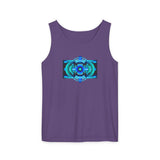 Classic Blue Unisex Garment-Dyed Tank Top