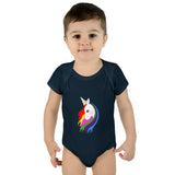 Lily the Unicorn Infant Baby Rib Bodysuit