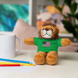 American Flag Stuffed Animals with Tee