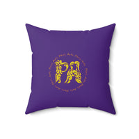 Shell Bell Spun Polyester Square Pillow
