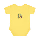 Teal Hex Infant Baby Rib Bodysuit