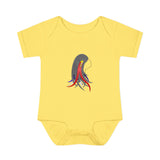 4th of July Lucy Infant Baby Rib Bodysuit