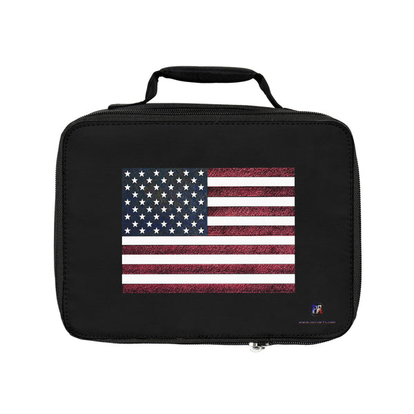 American Flag Lunch Bag