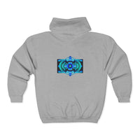 Classic Blue Unisex Heavy Blend™ Full Zip Hooded Sweatshirt