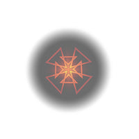 Orange Star Kiss-Cut Stickers