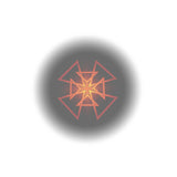 Orange Star Kiss-Cut Stickers