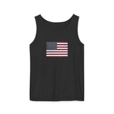 American Flag Unisex Garment-Dyed Tank Top