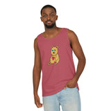 Peri Bear Unisex Garment-Dyed Tank Top