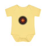 Orange Star Infant Baby Rib Bodysuit