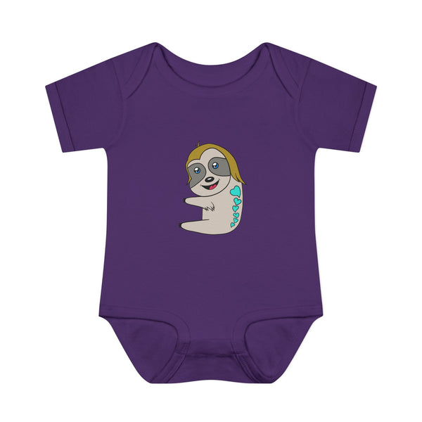 Sandy thw Sloth Infant Baby Rib Bodysuit