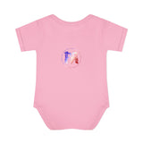 4th of July Lucy Infant Baby Rib Bodysuit