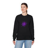 Purple Sun Unisex Heavy Blend™ Crewneck Sweatshirt