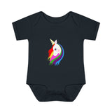 Lily the Unicorn Infant Baby Rib Bodysuit