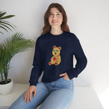 Peri Bear Unisex Heavy Blend™ Crewneck Sweatshirt
