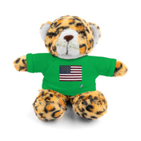 American Flag Stuffed Animals with Tee
