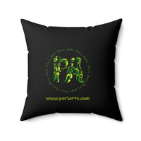 Clover Spun Polyester Square Pillow