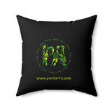 Clover Spun Polyester Square Pillow