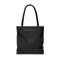 Teal Hex Tote Bag