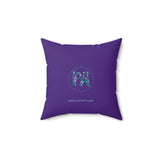 Peri Bear Spun Polyester Square Pillow