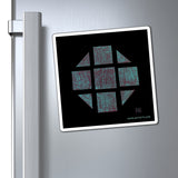 Teal Hex Magnets