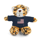 American Flag Stuffed Animals with Tee