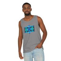 Classic Blue Unisex Garment-Dyed Tank Top