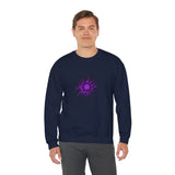 Purple Sun Unisex Heavy Blend™ Crewneck Sweatshirt